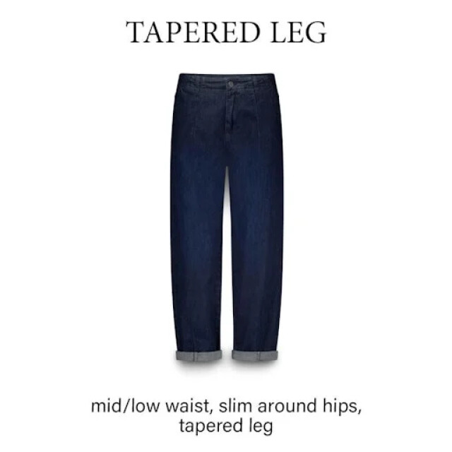 Summum 4s2740-5153 490 tapered jeans soft fine twill indigo 4s2740-5153 490 large