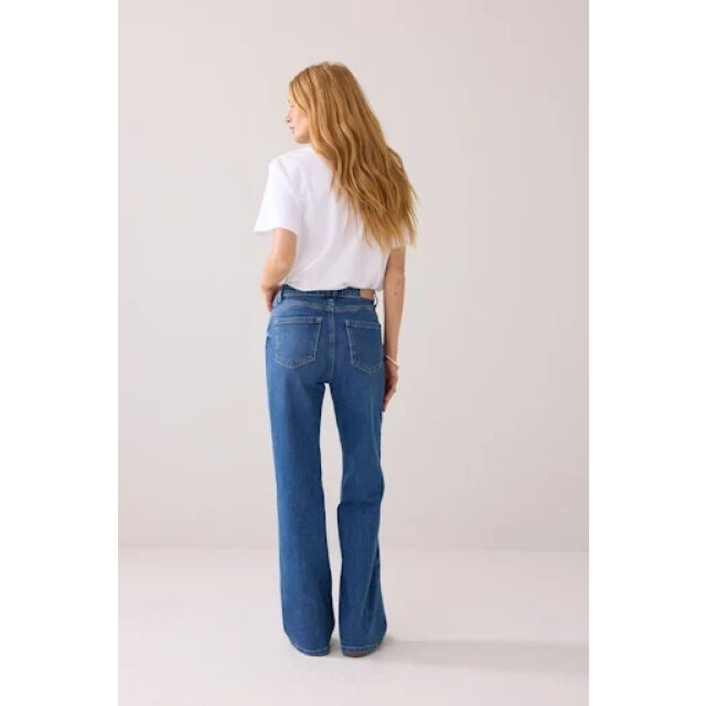 Summum Pisa-5185 6 wide leg jeans twill comford denim vintage blue denim Pisa-5185 426 large