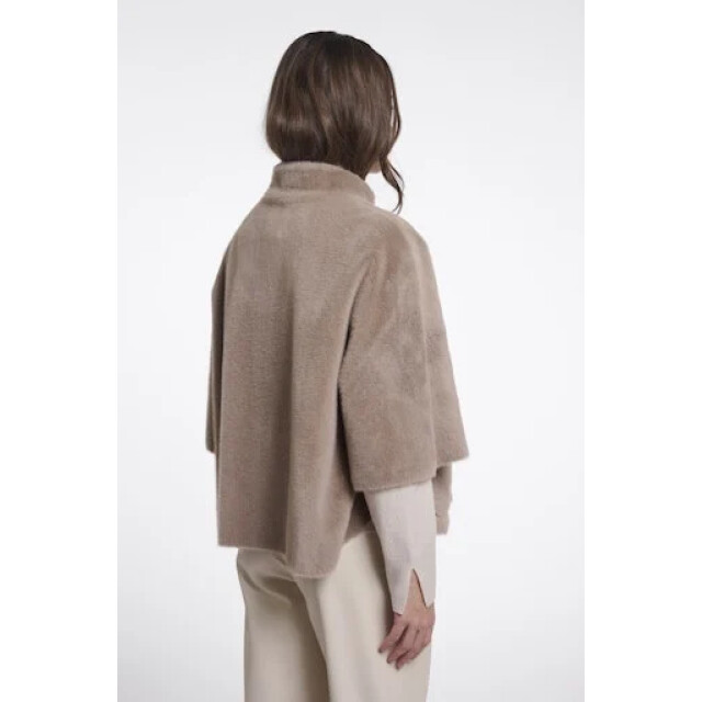 Rino & Pelle Dewi.7002611 rino en pelle faux fur cape mocha latte Dewi.7002611 Mocha latte large
