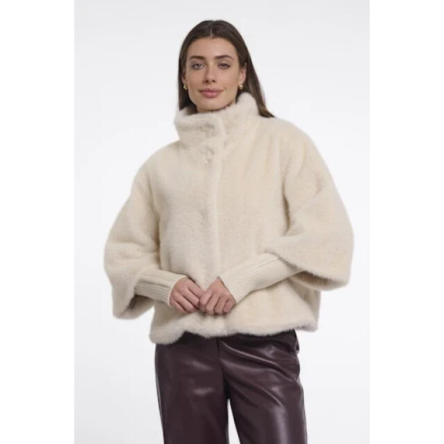 Rino & Pelle Nesrin.7002611 rino en pelle jacket with rib cuffs birch Nesrin.7002611 Birch large