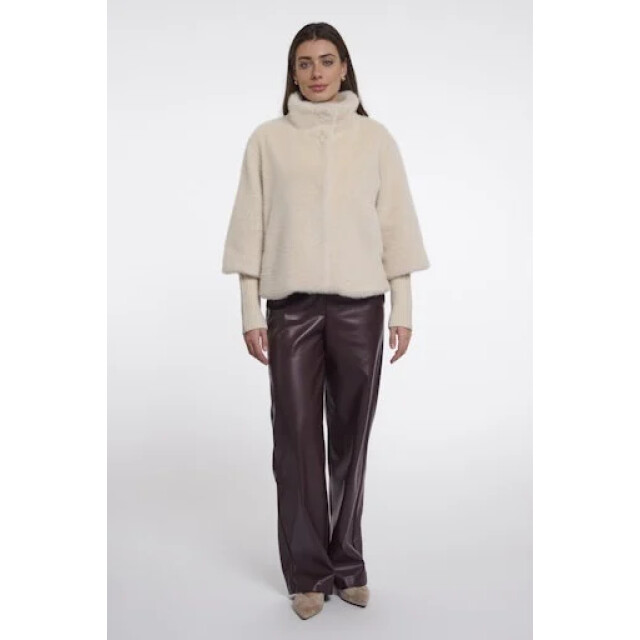Rino & Pelle Nesrin.7002611 rino en pelle jacket with rib cuffs birch Nesrin.7002611 Birch large
