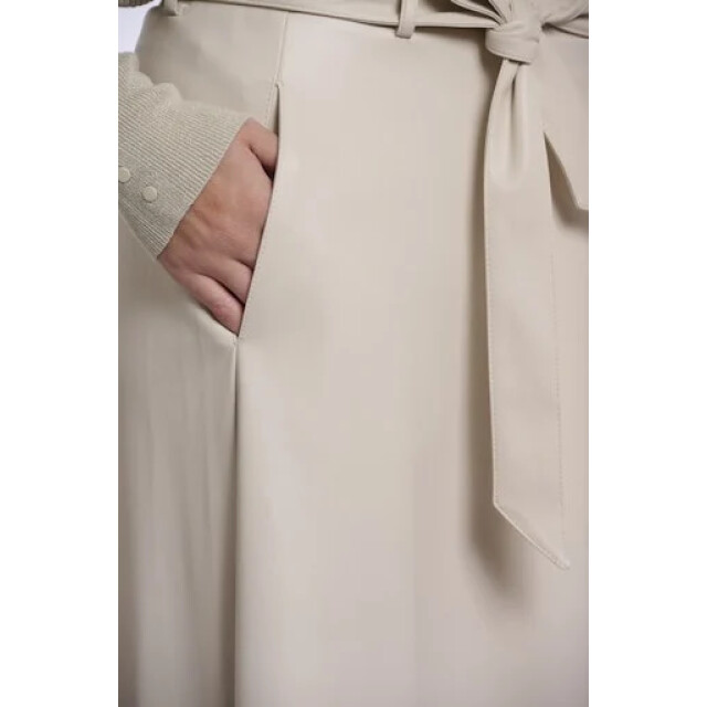 Rino & Pelle Chelsea.7502611 rino en pelle faux leather skirt with belt birch Chelsea.7502611 Birch large