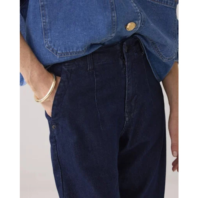 Summum 4s2740-5153 490 tapered jeans soft fine twill indigo 4s2740-5153 490 large