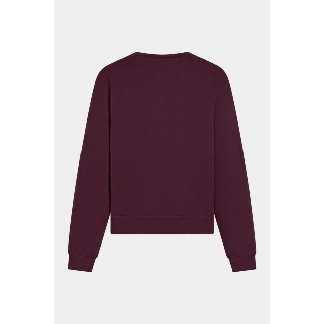 Penn & Ink W26f1927 351 penn en ink sweater print aubergine W26F1927 351 large