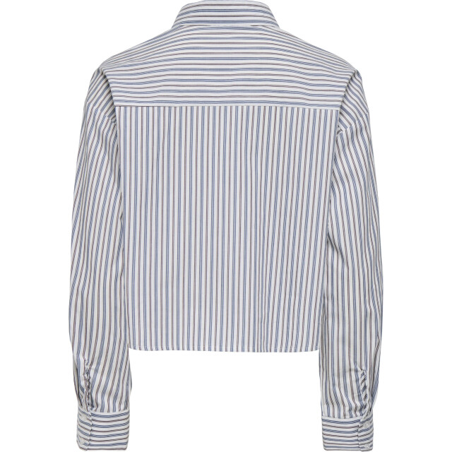 Only Onlriti miku l/s crop shirt wvn bright white/fig + 15380345-190858001 large