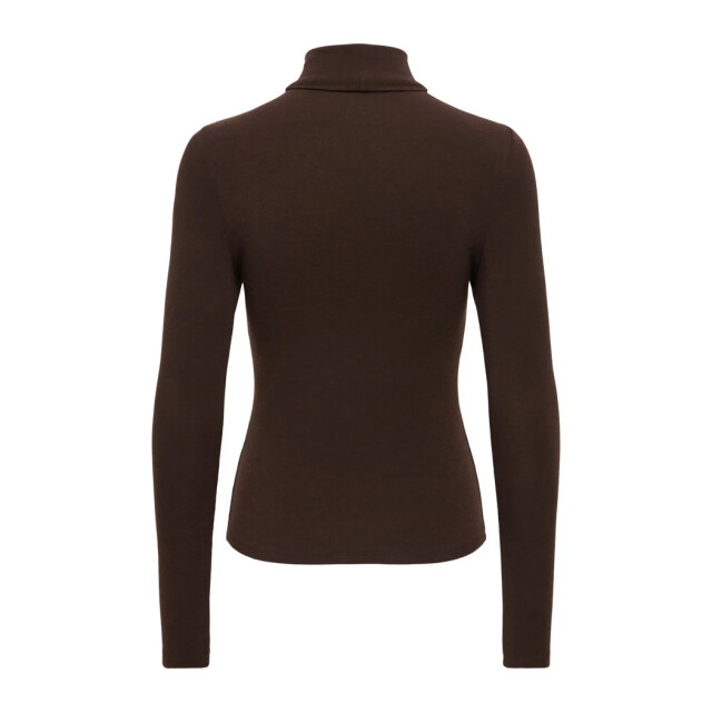 Only Onlglamour l/s roll-neck top jrs noos black coffee 15380914-177943 large