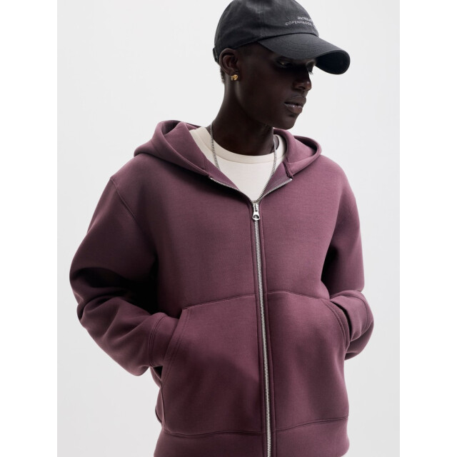 Jack & Jones Jcolegacy sweat scuba zip hood noos steen 5239.46.0002 large