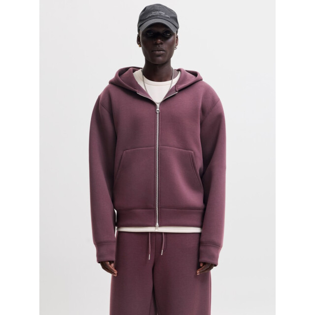Jack & Jones Jcolegacy sweat scuba zip hood noos steen 5239.46.0002 large