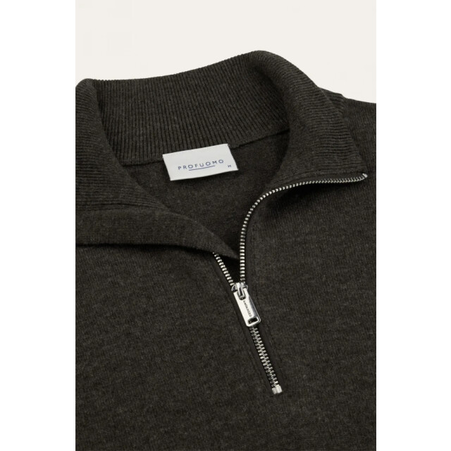 Profuomo Ppxj30012e heren trui half zip profu H/PPXJ30012E large