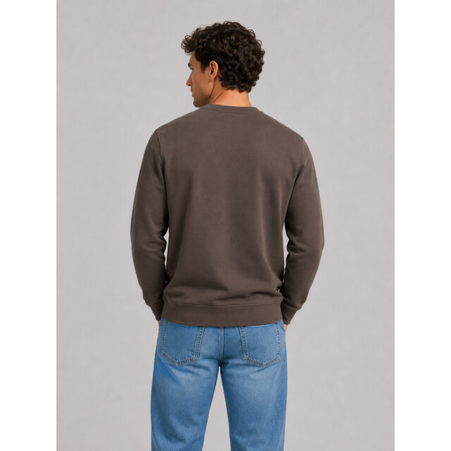Airforce Gem1178 dark coffee white sweater airfo Dark Coffee White/GEM1178 large