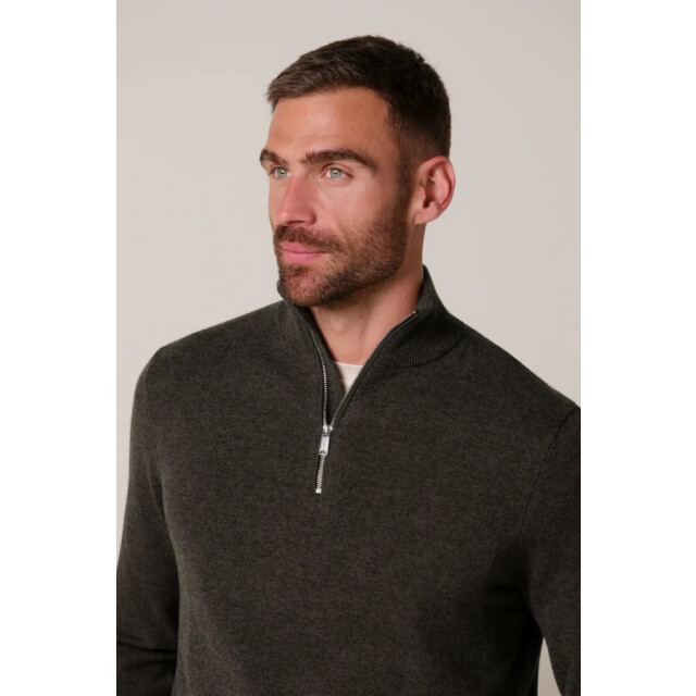 Profuomo Ppxj30012e heren trui half zip profu H/PPXJ30012E large