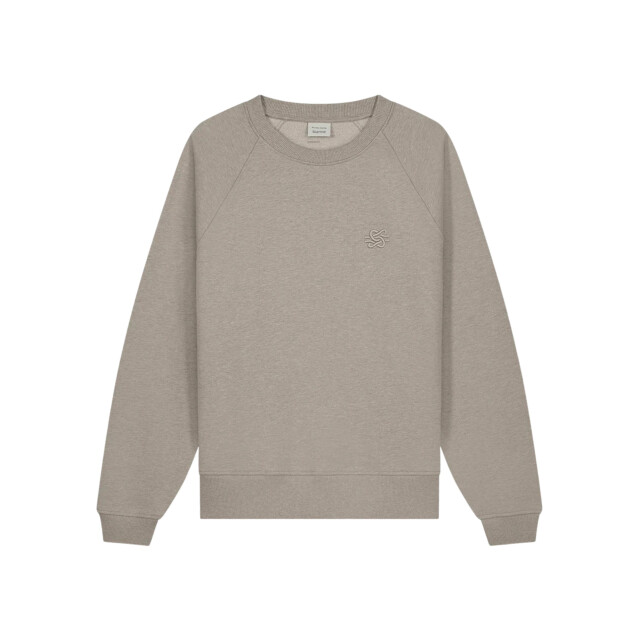 Filling Pieces 422630500397 sweaters sweatshirt embroidered knot melange Sweatshirt Embroidered Knot Melange large