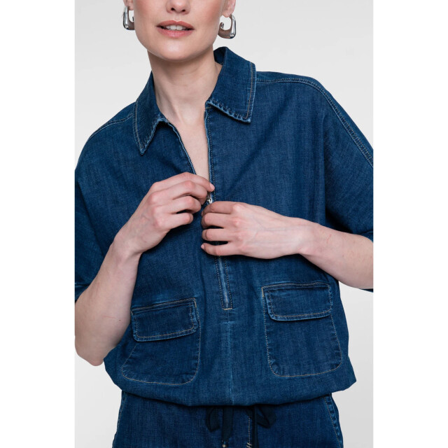 Geisha Top dark blue wash 63511-10-000879 large