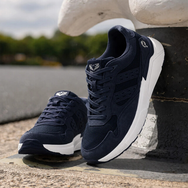 Q1905 Sneaker kampen donkerblauw/ wit QM1263441-695-1 large