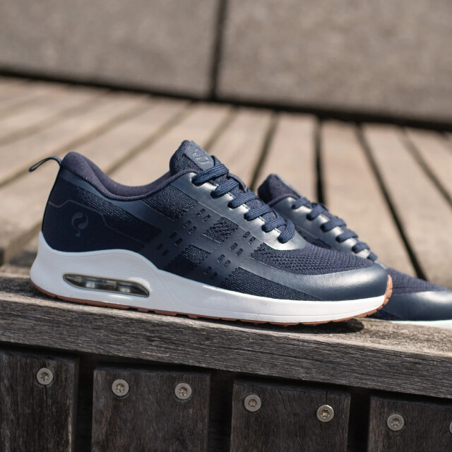 Q1905 Sneaker enkhuizen donkerblauw/ wit QM1263350-695-1 large