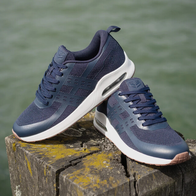 Q1905 Sneaker enkhuizen donkerblauw/ wit QM1263350-695-1 large