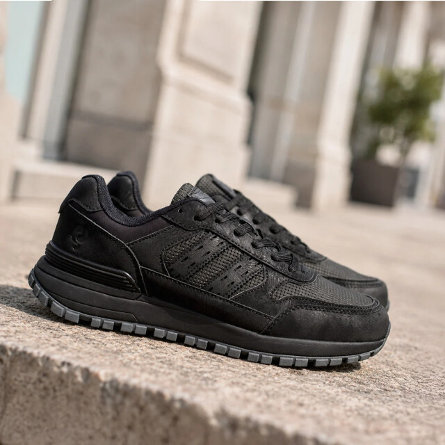 Q1905 Sneaker bussel zwart/ wit QM1263074-199-1 large