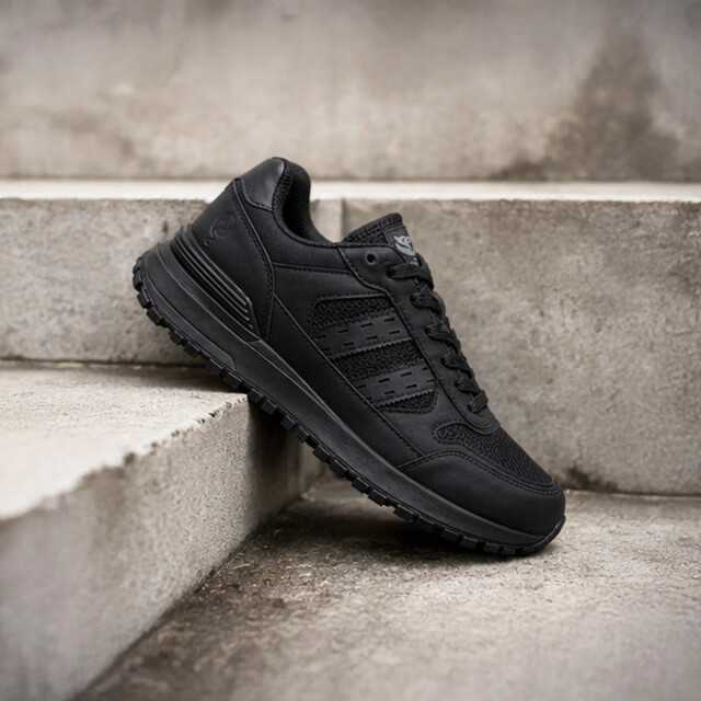 Q1905 Sneaker bussel zwart/ wit QM1263074-199-1 large