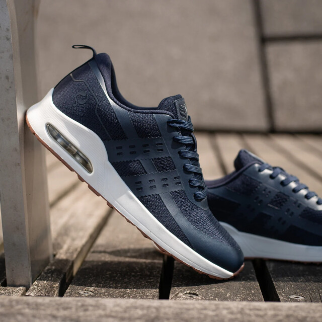 Q1905 Sneaker enkhuizen donkerblauw/ wit QM1263350-695-1 large
