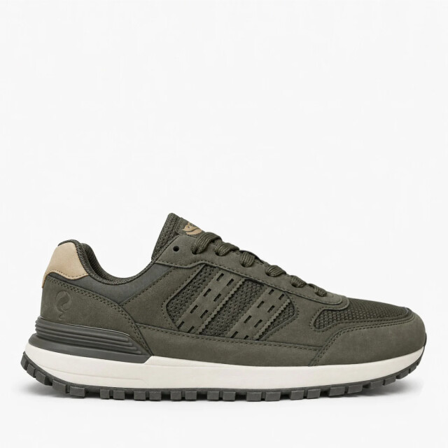 Q1905 Sneaker bussel legergroen/ wit QM1263074-900-1 large