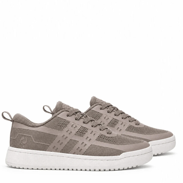 Q1905 Sneaker marken taupe/ wit QM1263643-804-1 large
