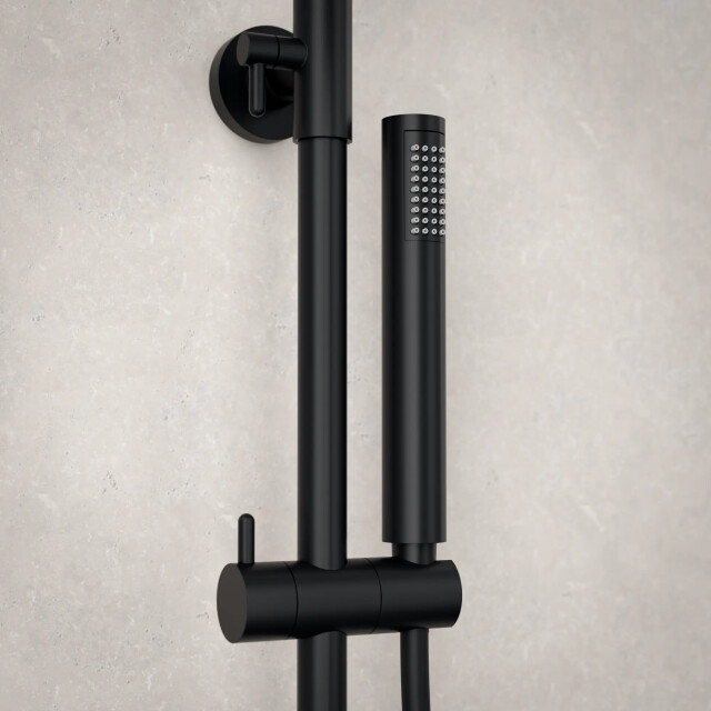 Mirlux Regendouche valo mat met thermostaatkraan 25 cm 3667226 large