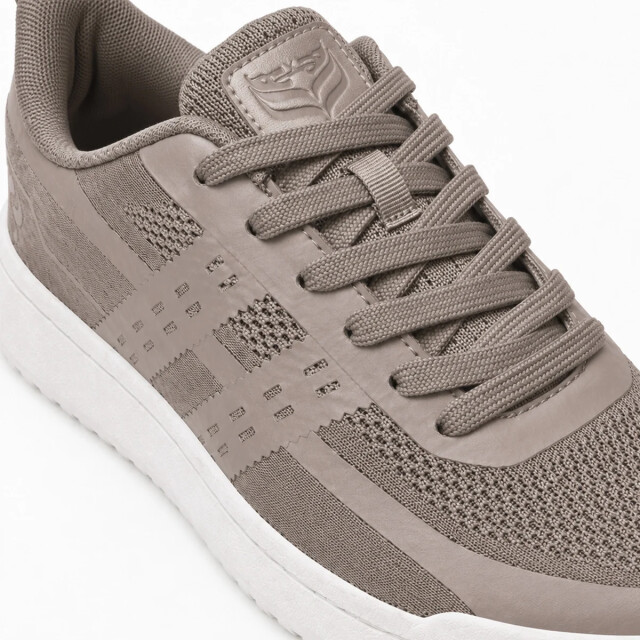 Q1905 Sneaker marken taupe/ wit QM1263643-804-1 large