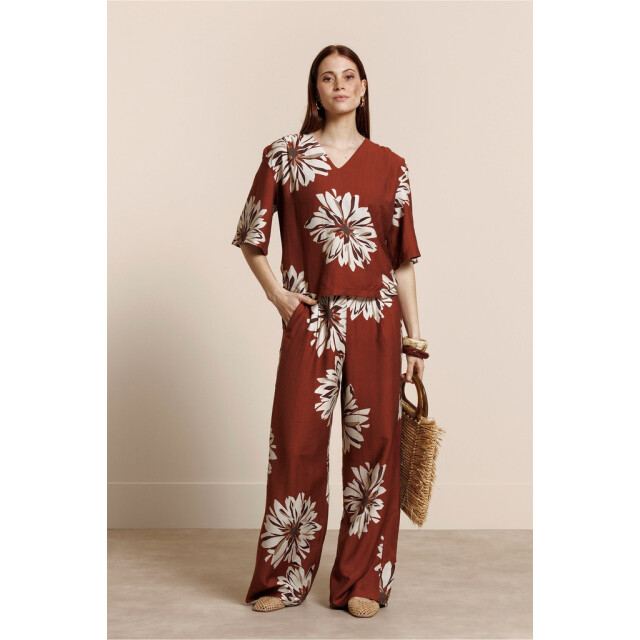 Studio Anneloes maddi jane flower top 14070 3301 rust 06011.833.0005 large