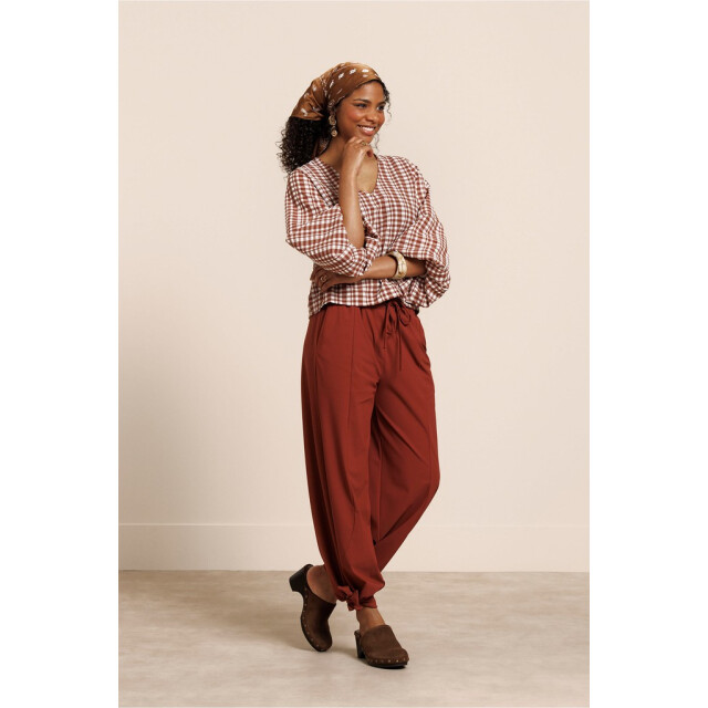 Studio Anneloes darie balloon trousers 14030 3301 rust 06541.833.0005 large