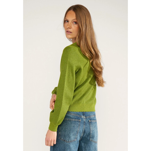 Nümph Nubir solid pullover 4060 calla green 4060 large