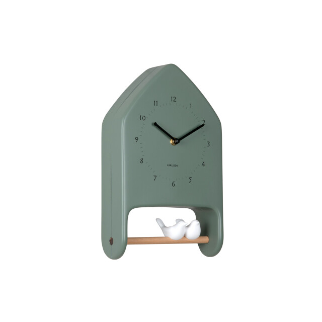 Karlsson wall clock love birds - Øcm 3555309 large
