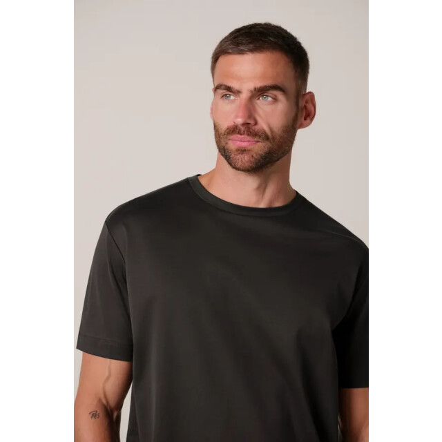 Profuomo Ppxt30002h t-shirt crew neck short sleeve dark brown PPXT30002H large