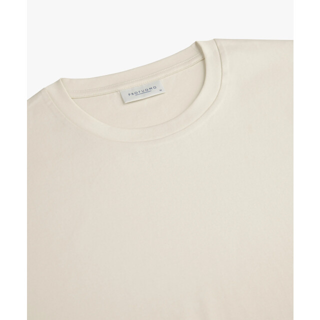 Profuomo Ppxt30002j t-shirt crew neck short sleeve raw white PPXT30002J large