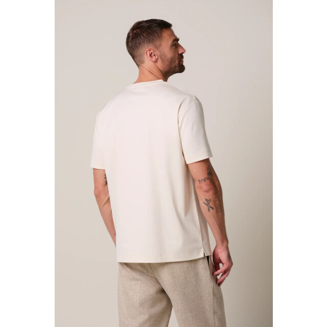 Profuomo Ppxt30002j t-shirt crew neck short sleeve raw white PPXT30002J large