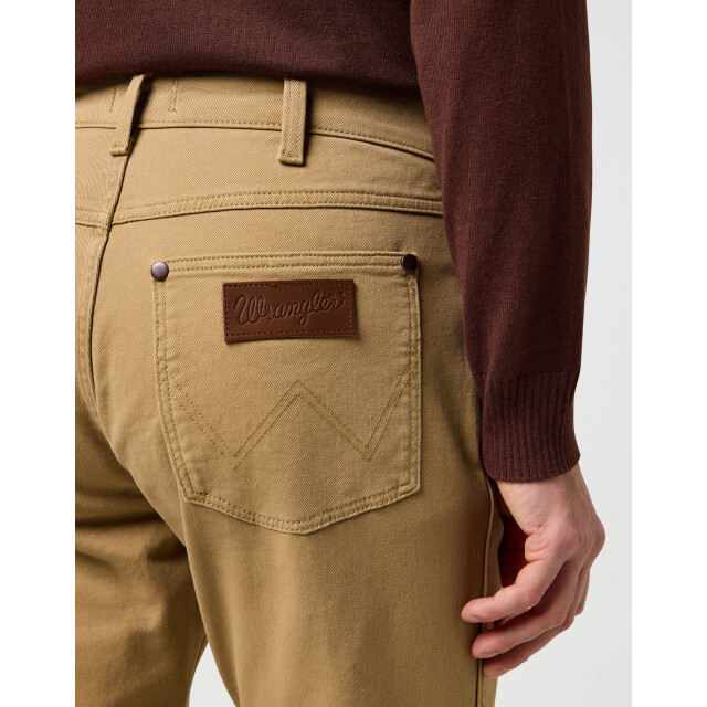 Wrangler Larston heren slim-fit broek tigers eye WRANGLER 112371642 Larston TigersEye large