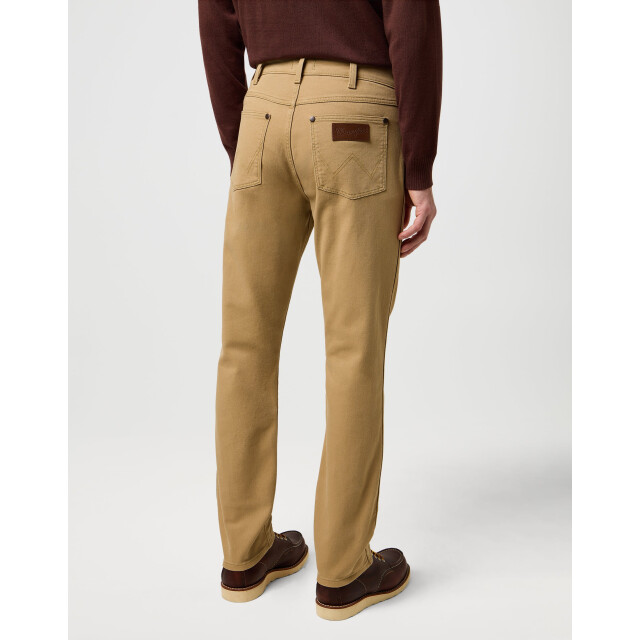 Wrangler Larston heren slim-fit broek tigers eye WRANGLER 112371642 Larston TigersEye large