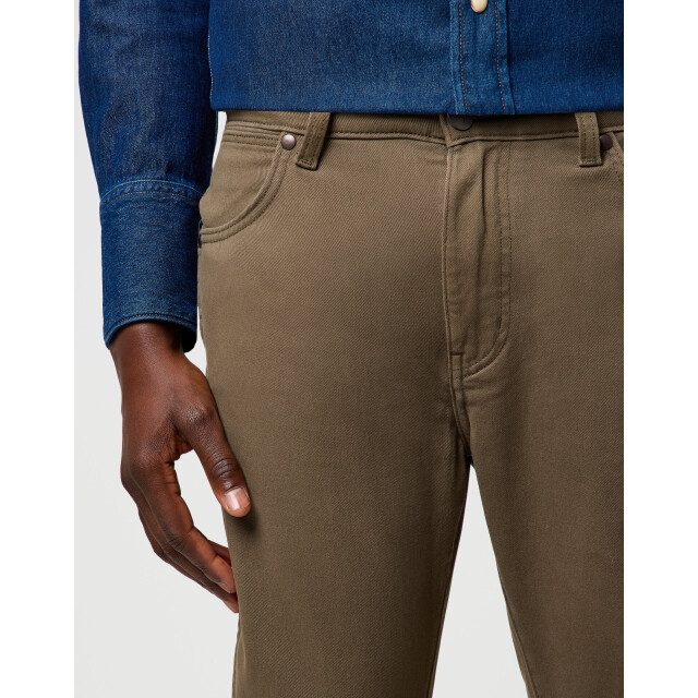 Wrangler Larston heren slim-fit broek tarmac WRANGLER 112371684 Larston Tarmac large