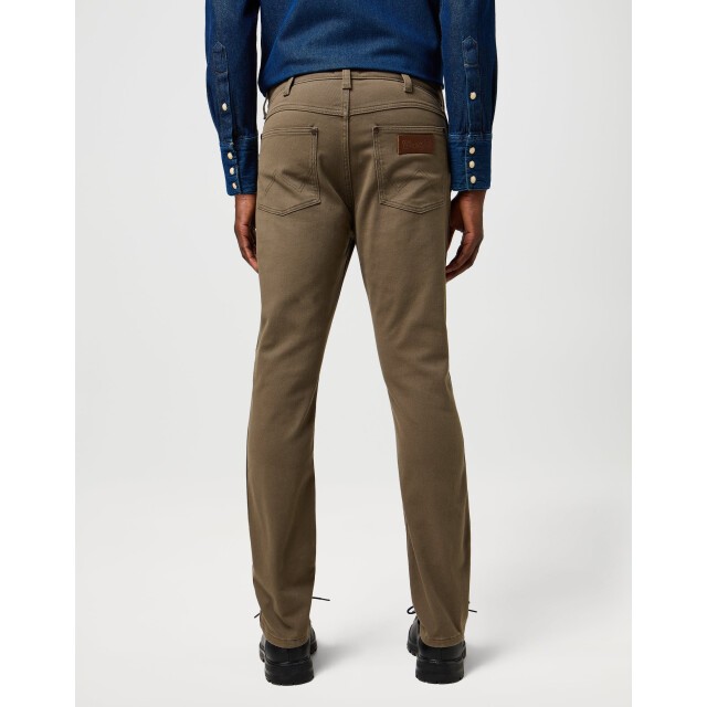 Wrangler Larston heren slim-fit broek tarmac WRANGLER 112371684 Larston Tarmac large