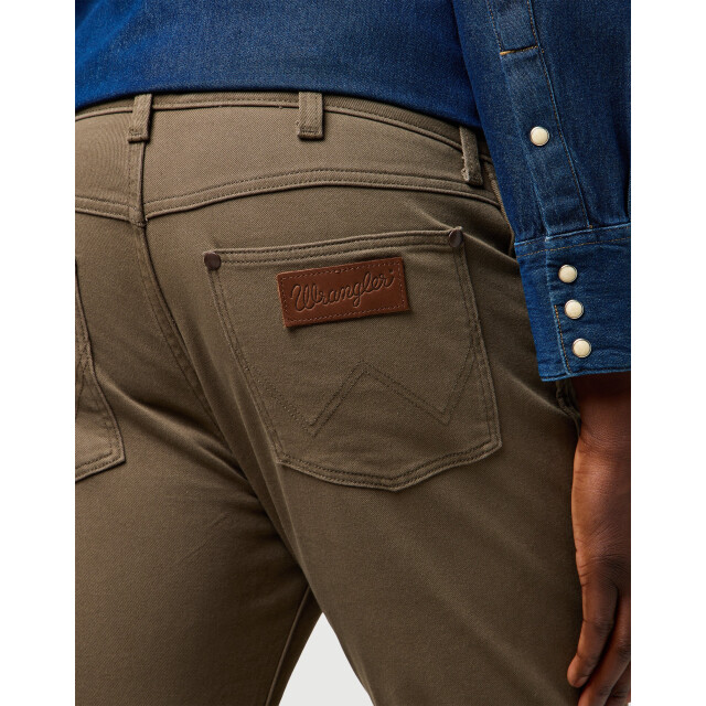 Wrangler Larston heren slim-fit broek tarmac WRANGLER 112371684 Larston Tarmac large