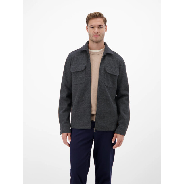 Lerros Heren overshirt 25o1288 485 classic navy Lerros Overshirt 25O1288 485ClassicNavy large