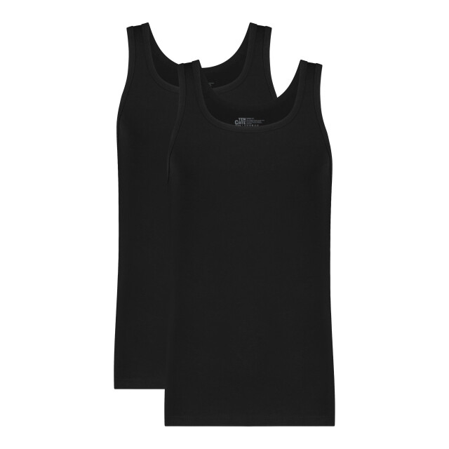 Ten Cate 32324 basic men singlet 2-pack - Heren 32324 090Black large