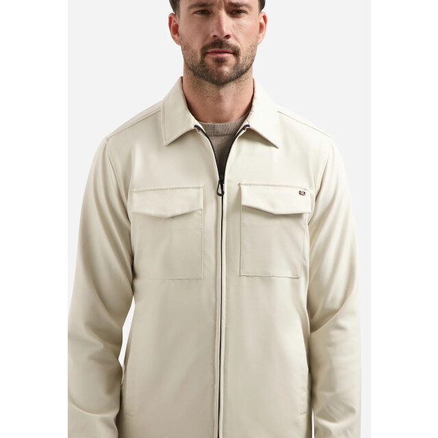 No Excess Heren overshirt sedoc 30511104 014 stone NoExcess SedocOvershirt 30511104 014Stone large