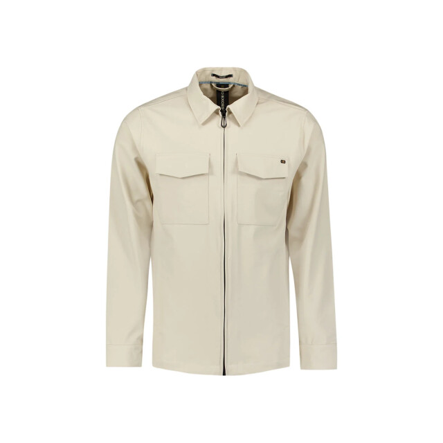 No Excess Heren overshirt sedoc 30511104 014 stone NoExcess SedocOvershirt 30511104 014Stone large