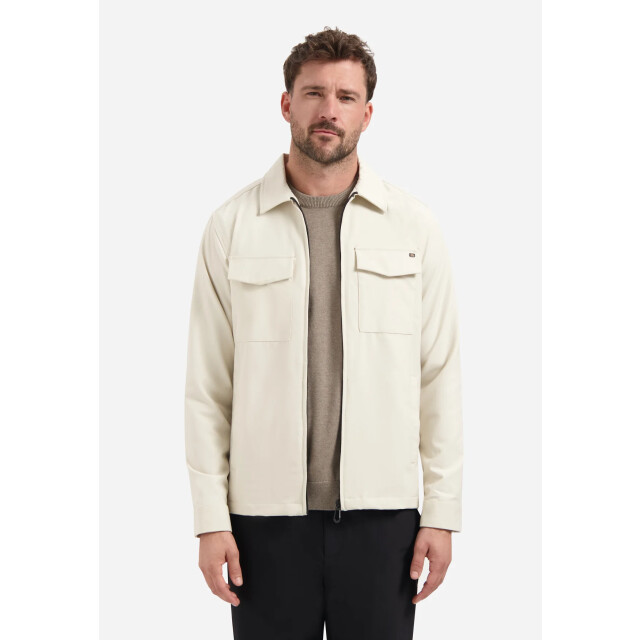 No Excess Heren overshirt sedoc 30511104 014 stone NoExcess SedocOvershirt 30511104 014Stone large