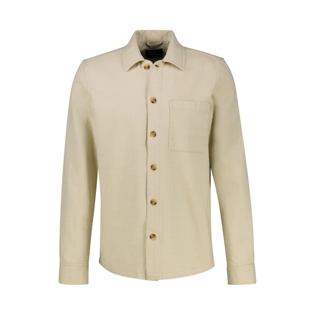 Lerros Heren overshirt 2631240 134 soft stone Lerros Polo 2631240 134SoftStone large
