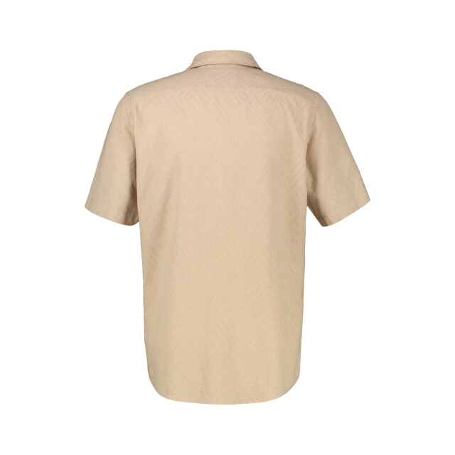 Lerros Heren overhemd 2652054 139 gravel Lerros Overhemd 2652054 139GravelBeige large