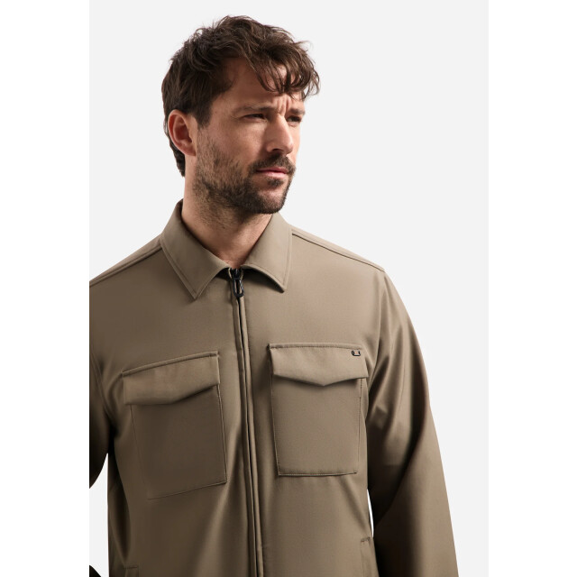 No Excess Heren sedoc overshirt n5104 043 khaki NoExcess Overshirt N5104 043Khaki large