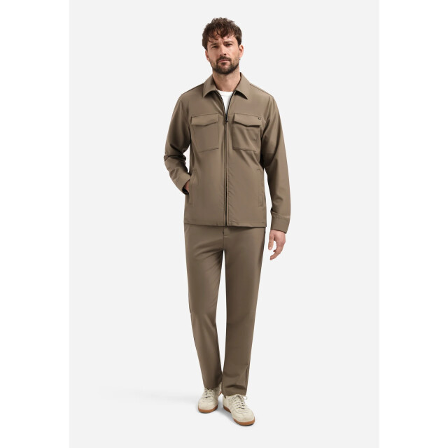 No Excess Heren sedoc overshirt n5104 043 khaki NoExcess Overshirt N5104 043Khaki large