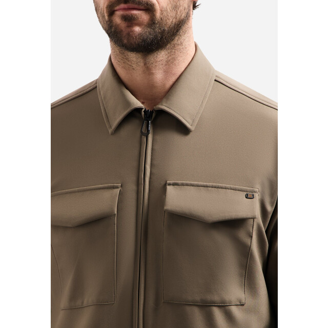 No Excess Heren sedoc overshirt n5104 043 khaki NoExcess Overshirt N5104 043Khaki large