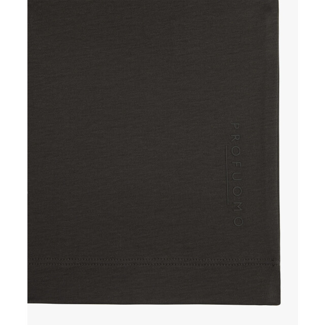 Profuomo Ppxt30002h t-shirt crew neck short sleeve dark brown PPXT30002H large